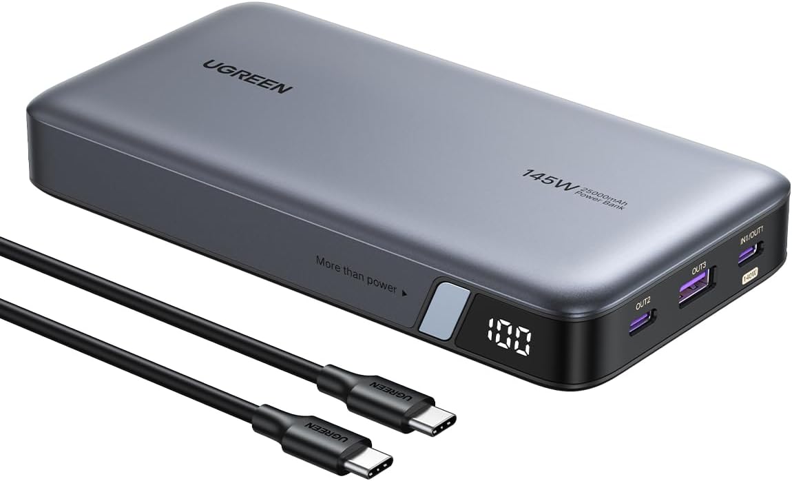 UGREEN 145W Laptop Power Bank 25000mAh